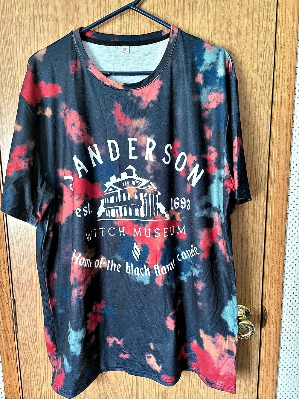 Sanderson Witch Museum Graphic Tie-Dye Tee Size 2XL Like New